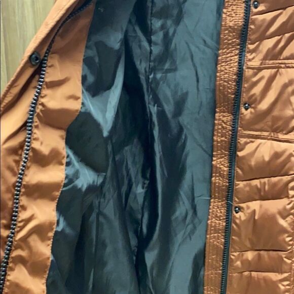 KENSIE - Fleet Street Long Faux Down Quilted Jacket - Picture 14 of 16